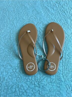 Solei Sea Indie Nude-Pink flops
